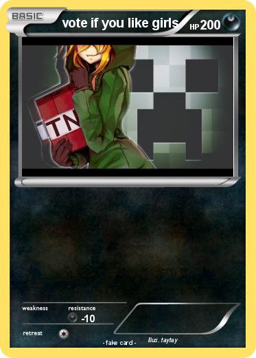 Pokemon vote if you like girls