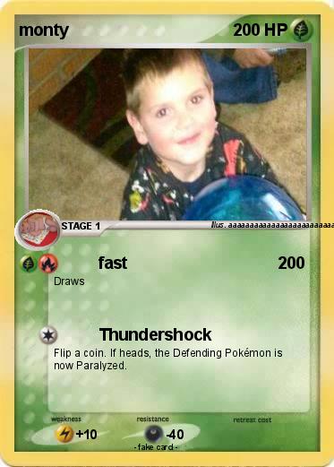 Pokemon monty