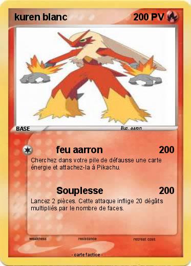 Pokemon kuren blanc