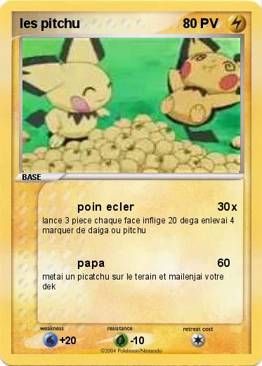 Pokemon les pitchu