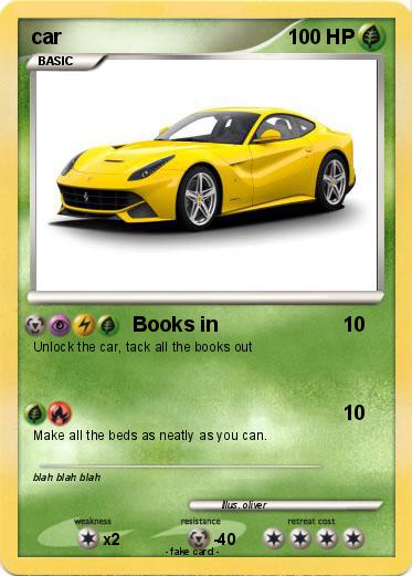 Pokemon car
