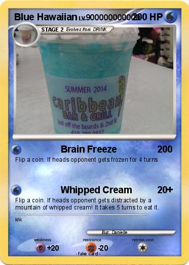 Pokemon Blue Hawaiian