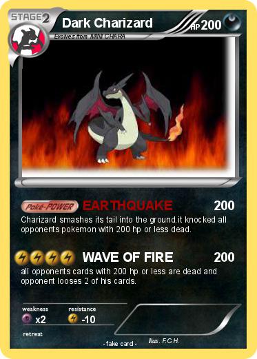 Pokemon Dark Charizard