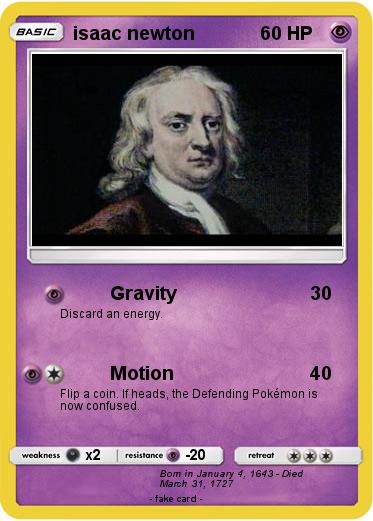 Pokemon isaac newton