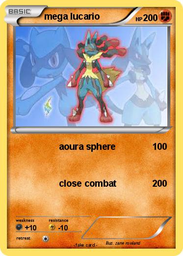 Pokemon mega lucario