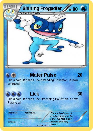 Pokemon Shining Frogadier