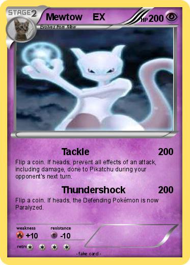 Pokemon Mewtow    EX