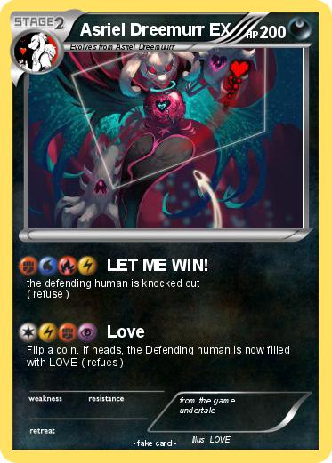 Pokemon Asriel Dreemurr EX