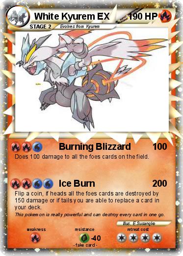 Pokemon White Kyurem EX