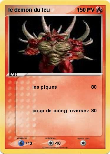 Pokemon le demon du feu