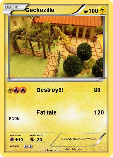 Pokemon Geckozilla
