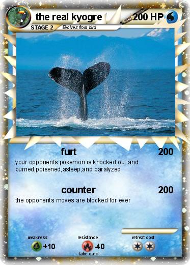 Pokemon the real kyogre