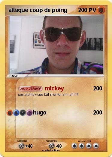 Pokemon attaque coup de poing