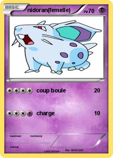 Pokemon nidoran(femelle)