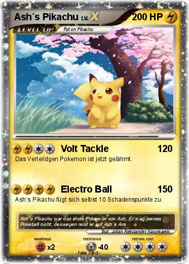 Pokemon Ash´s Pikachu