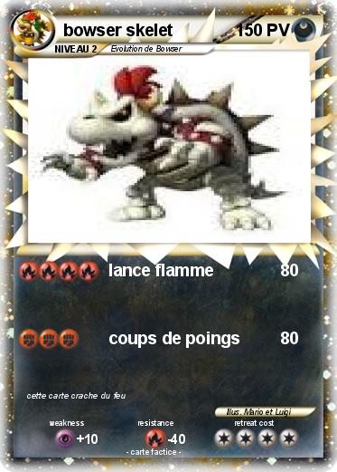 Pokemon bowser skelet
