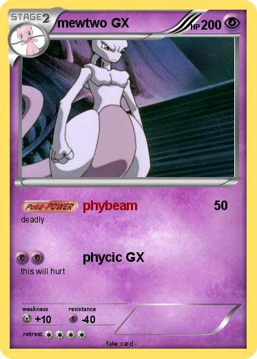 Pokemon mewtwo GX