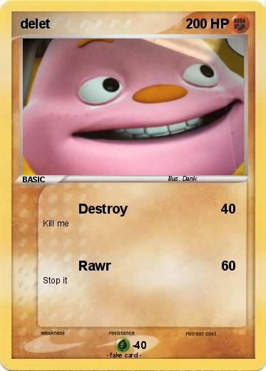 Pokemon delet