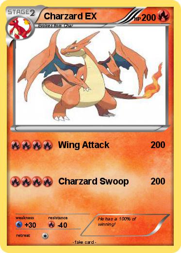 Pokemon Charzard EX