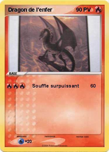 Pokemon Dragon de l'enfer