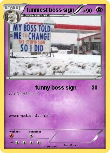 Pokemon funniest boss sign
