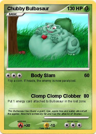 Pokemon Chubby Bulbasaur