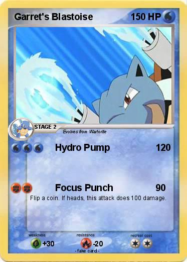 Pokemon Garret's Blastoise