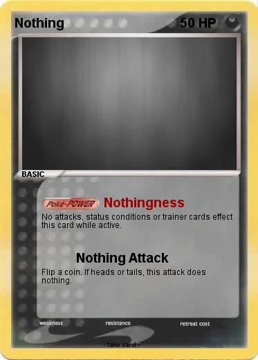 Pokemon Nothing