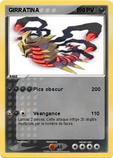 Pokemon GIRRATINA                        1     