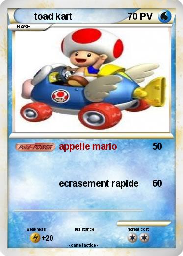 Pokemon toad kart