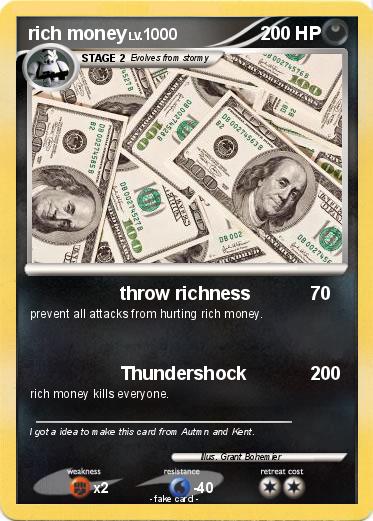 Pokemon rich money