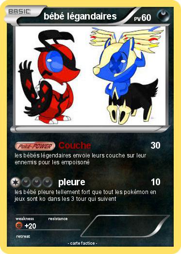 Pokemon bébé légandaires
