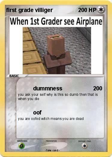 Pokemon first grade villiger