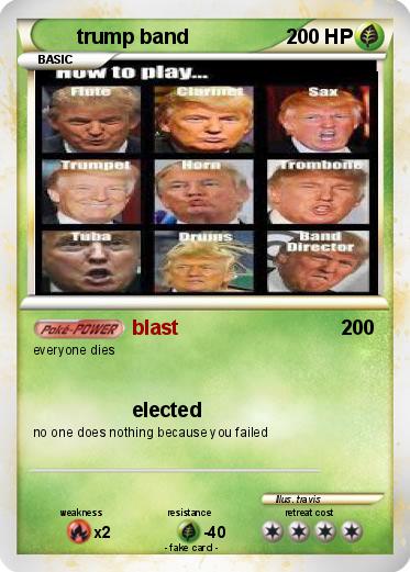 Pokemon trump band
