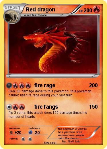 Pokemon Red dragon