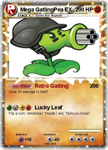 Pokemon Mega GatlingPea EX