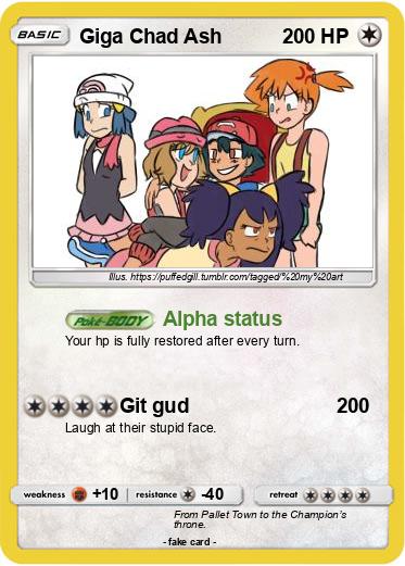 Pokemon Giga Chad Ash