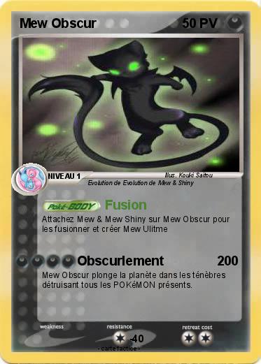 Pokemon Mew Obscur