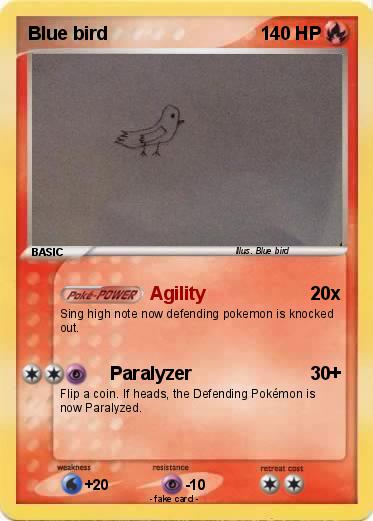 Pokemon Blue bird