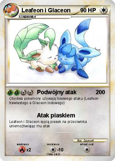 Pokemon Leafeon i Glaceon