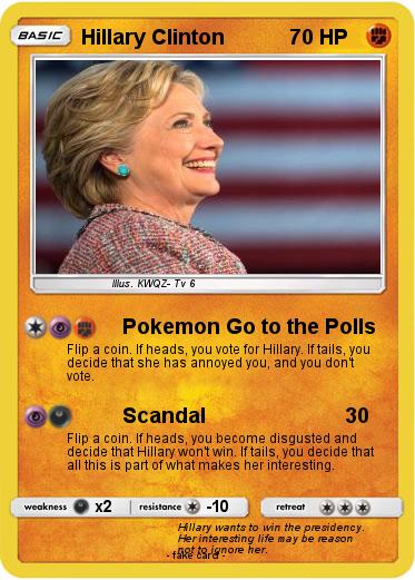 Pokemon Hillary Clinton