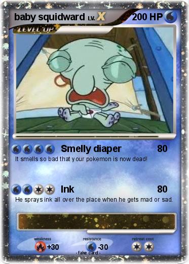 Pokemon baby squidward