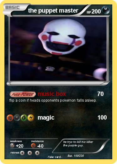 Pokemon the puppet master