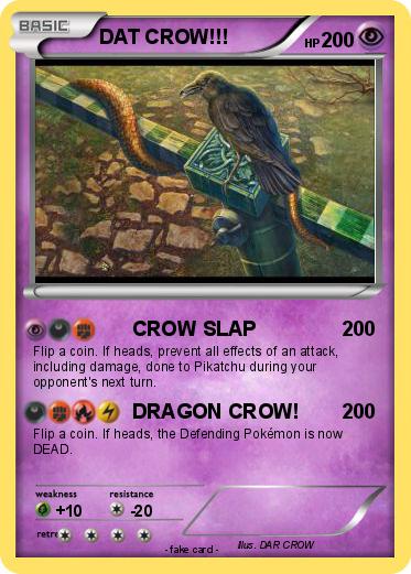 Pokemon DAT CROW!!!