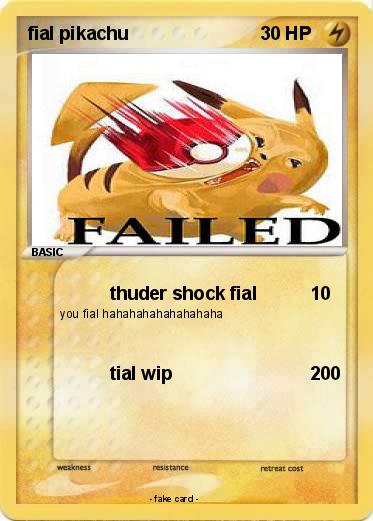 Pokemon fial pikachu