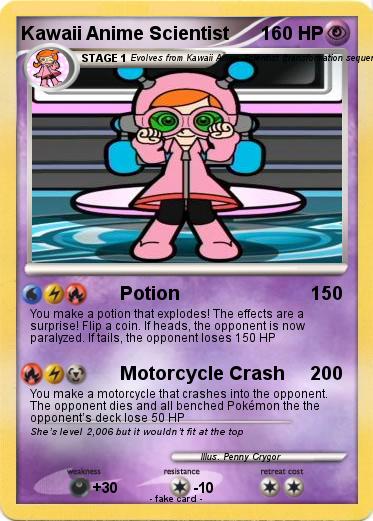 Pokemon Kawaii Anime Scientist
