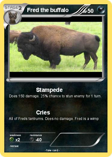Pokemon Fred the buffalo