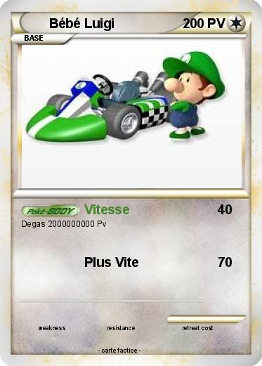 Pokemon Bébé Luigi