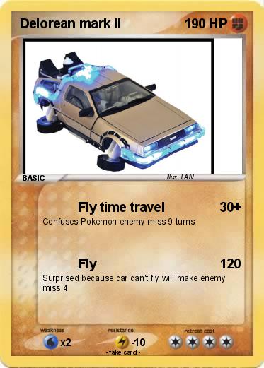 Pokemon Delorean mark ll