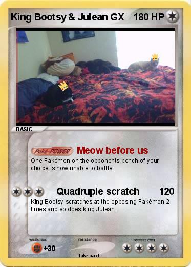Pokemon King Bootsy & Julean GX